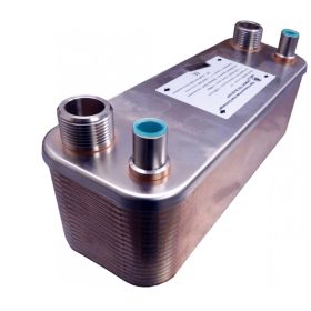   Gáz-folyadék hőcserélő Freon hőcserélő 50 lemezes Ba-26-50-F hűtőközegekhez 1,30m²