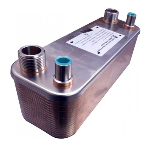 Gas-liquid heat exchanger Freon heat exchanger 70 plates Ba-26-70-F for refrigerants 1.82m²
