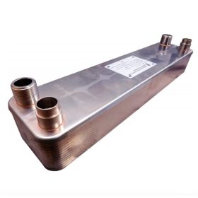   Gáz-folyadék hőcserélő Freon hőcserélő 16 lemezes Ba-68-16-F hűtőközegekhez 1,090m²