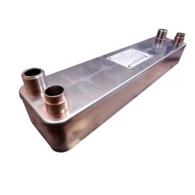   Gáz-folyadék hőcserélő Freon hőcserélő 26 lemezes Ba-68-26-F hűtőközegekhez 1,77 m²