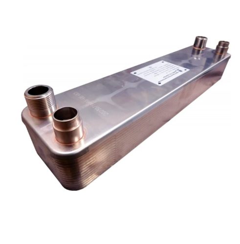 Gas-liquid heat exchanger Freon heat exchanger 26 plates Ba-68-26-F for refrigerants 1.77 m²