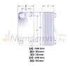 Gas-liquid heat exchanger Freon heat exchanger 26 plates Ba-68-26-F for refrigerants 1.77 m²