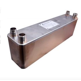   Gáz-folyadék hőcserélő Freon hőcserélő 40 lemezes Ba-68-40-F hűtőközegekhez 2,72 m²