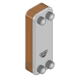   Lemezes hőcserélő ZILMET ZB-250 egyfázisú forrasztott hőcserélő 24 lemezes