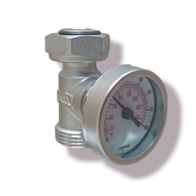   Csőhálózatba építhető hőmérő hőmérséklet mérő 5/4" kontakt hőmérő fűtési rendszer beépíthető hömérséklet mérő