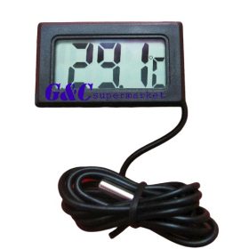   Hőmérő 1 méter érzékelő kábellel digitális hőmérséklet mérő 1 m szonda hosszú 1 méteres vezeték