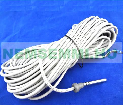 Temperature sensor with 15 meter silicone cable NTC10K or B3950 thermometer Solar temperature resistance meter up to +180 °C