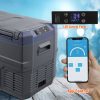 32 literes kétzónás kompresszoros autós hűtőláda hordozható hűtőszekrény fagyasztó 60W