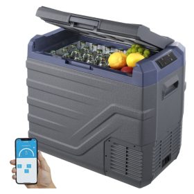   Egyzónás 45 literes kompresszoros autós hűtőláda hordozható hűtőszekrény fagyasztó - NL50