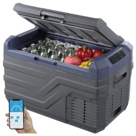   30 literes, egyzónás, kompresszoros hordozható autós hűtőláda hordozható mini fagyasztó - NL30