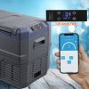 Kétzónás kompresszoros autós hűtőláda 32 literes -20 °C-tól +20 °C-ig állítható hőmérséklettel