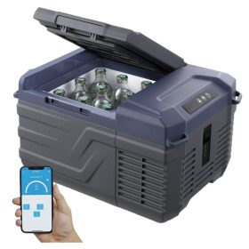 Hordozható 9 literes hűtőláda fagyasztó autós hűtőszekrény egyzónás hordozható 45W