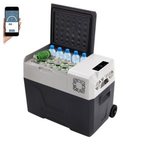 30 literes kompresszoros autós hűtőláda mobilalkalmazással vezérelhető