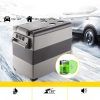 Hordozható hűtő 55 literes kompresszoros autós hűtőláda -20 °C mini fagyasztó