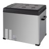 Elektromos kompresszoros hűtőláda 40 literes hűtőláda 12/24V és 110-240V mini fagyasztó -20 °C-ig autóhoz