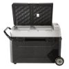 38 literes Gurulós autós hűtőláda kétzónás kompresszoros mini fagyasztó 12/24V -20 °C-ig