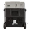38 literes Gurulós autós hűtőláda kétzónás kompresszoros mini fagyasztó 12/24V -20 °C-ig