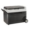 53 literes gurulós kompresszoros hűtőláda autóba kétzónás elektromos mini fagyasztó 12/24V -20 °C-ig