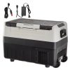 55 literes gurulós kompresszoros hűtőláda autóba kétzónás mini fagyasztó 12/24V -20 °C-ig