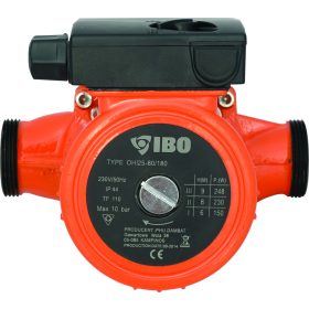   Szivattyú 2 év garancia 25/80/180  kézi 3 fokozat, 145-170-182W 1½" csatlakozóval Meglévő napkollektor rendszerek cserealkatrésze