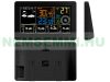 Smart weather station with outdoor sensor, color display, 5-day weather trend tracking