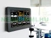 Smart weather station with outdoor sensor, color display, 5-day weather trend tracking