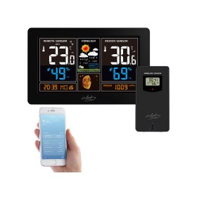   Okos időjárás állomás kültéri érzékelővel, XL színes kijelzővel