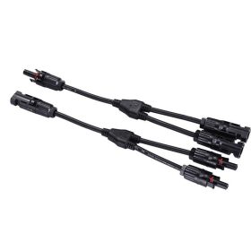   2 db napelem csatlakozó készlet MC4 Y közösítő, elosztó 1000V 30A