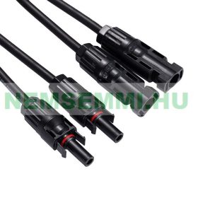   2 db napelem csatlakozó készlet MC4 Y közösítő, elosztó 1000V 30A