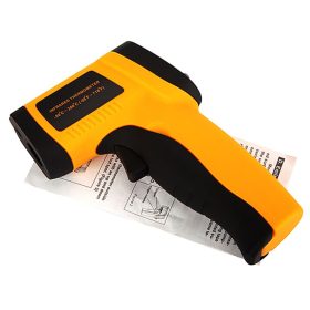   Infra hőmérő lézeres célzással. Érintésmentes infravörös hőmérséklet mérés  -50 ~ 330℃ napkollektor vákuumcső ellenőrzésre is.