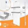 Infravörös törölközőszárító 400W fürdőszobai fűtőpanel 48x100cm üveg infrapanel Wifi vezérléssel 