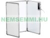 Folding far infrared heating panel with aluminum frame, up to 80 ° C, 315 W