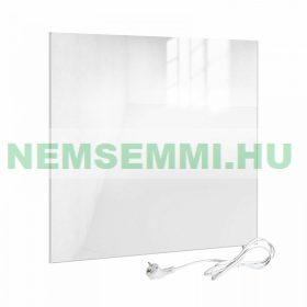 Infra panel üveg borítással fehér színben 580W 
