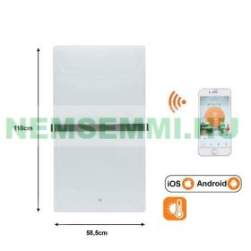Törölközőmelegítő és infrapanel 58 x 110 cm