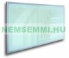 Infrared panel with glass cover in white color 600W