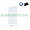Infravörös üveg infrapanel 60 x 100 cm 500 Watt fehér