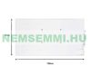 Infrared mirror infrared panel 60x120 cm 650 Watt