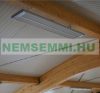 Ipari infrapanel Pion üveg falra vagy mennyezetre szerelhető 2000-4000 W teljesítményig 