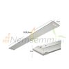 Infrared panel 800W can be mounted on walls and ceilings and can be used indoors and outdoors 
