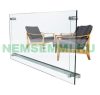 Infravörös átlátszó fűtőüveg 750 Watt 60 x 90 x 1 cm