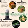 Lamp without infrared bulb with E27 socket 75W terrarium heater