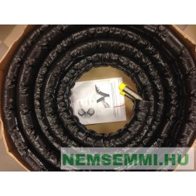 MARADÉK 4 MÉTER! Napkollektor DN20 1" DUPLA flexibilis szolár gégecső. Inox, azaz rozsdamentes, szigeteléssel együtt! Megfelel az 1" -os acél vagy a 22 mm-es rézcsőnek
