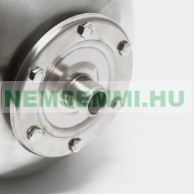   Rozsdamentes tágulási tartály 24 liter fekvő inox saválló hidrofor EPDM membrán