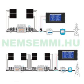   Konnektorba dugható inverter 230V 1200W - pillanatnyi fogyasztást kompenzál szigetüzemű rendszernél