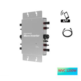   Konnektorba dugható inverter 230V 1200W mobil applikációval - pillanatnyi fogyasztást kompenzál szigetüzemű rendszernél