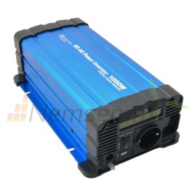   Tiszta szinuszos inverter 12V 1000W áramátalakító szigetüzemű napelemrendszerekhez, digitális kijelzővel