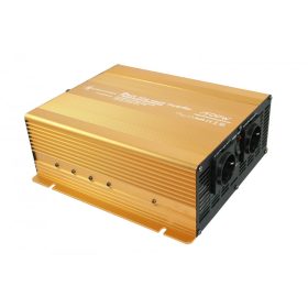   Inverter 12V 1500W feszültség átalakító 325x255x103 mm Power USB 2,1A tiszta szinuszhullámú feszültség transzformátor
