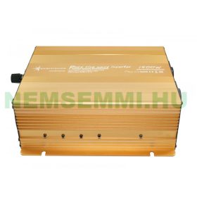 Inverter 12V 1500W feszültség átalakító 325x255x103 mm Power USB 2,1A tiszta szinuszhullámú