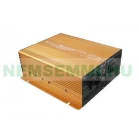 Inverter 12V 2000W feszültség átalakító 325x255x110 mm Power USB 2,1A tiszta szinuszhullámú