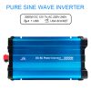 Inverter 12V 3000W voltage converter 480x262x113 mm pure sine wave voltage transformer
